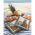 thumbnail image 3 of Pack of 2 Outdoor Pillow Covers, Welcome Fall Pumpkin Black White Buffalo Plaid Waterproof Square Throw Pillowcase Cushion Decorative Pillow Covers for Couch Patio Tent, 20x20 in, 3 of 6