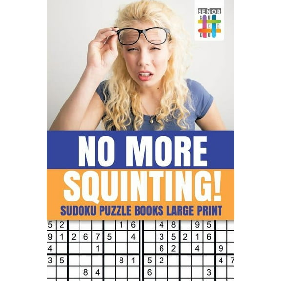No More Squinting! Sudoku Puzzle Books Large Print (Paperback)