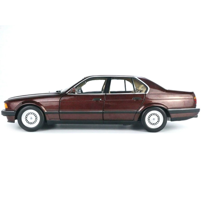 BMW 7-Series 1986 Red llic ミニカー Minichamps 1:43 BMW 7-Series 1986 burgundy red metallic