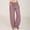 Pink, variant on Ynynloco Womens Striped Linen Pants Casual Drawstring Stripe Pants Wide Leg High Waist Cotton Loose Pants
