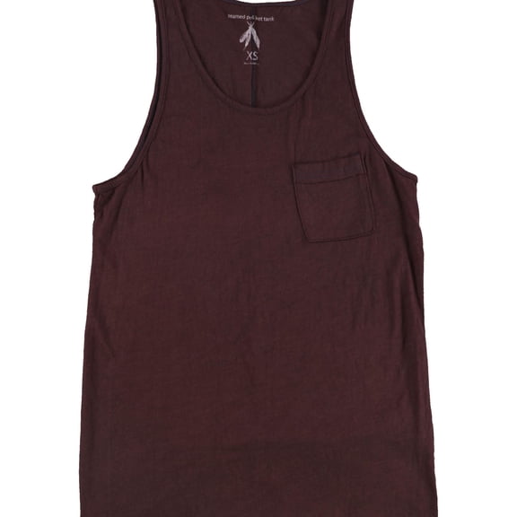 Tags Weekly Mens Solid Tank Top, Purple, X-Small