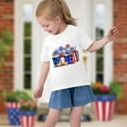 thumbnail image 4 of ZACPNCV July 4th Shirts for Boy Girl Crew Neck Short Sleeve Shirt Casual Graphic Patriotic Tunic Tops Summer T Shirts White 9-10 Years, 4 of 9