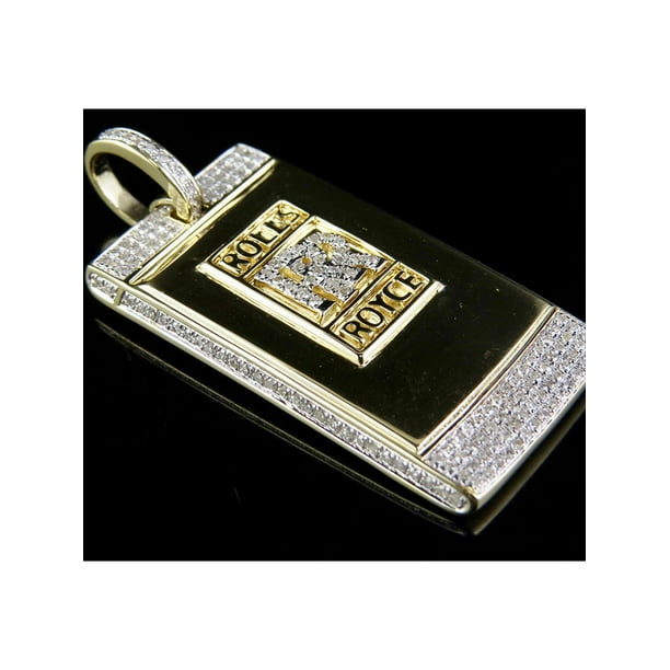 Jewelry Unlimited 10K Yellow Gold Genuine Diamond Custom Rolls Royce