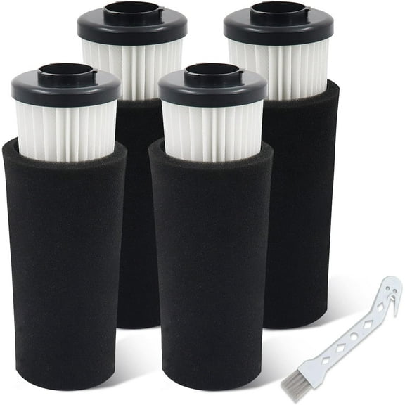 F112 Replacement Odor Trapping Filter Compatible with Dirt Devil F112 UD20120NC UD70161 UD70167 UD70181 UD70187 UD70171 UD70174 UD70174B UD70164 UD70185 UD70182 UD70186 UD70355B,4-PACK