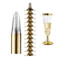 thumbnail image 2 of 12PCS Champagne Flute Creative Disposable Plastic Wedding Cup Champagne Glass, 2 of 6