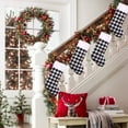 thumbnail image 6 of ToyKingdee Christmas Stockings - Buffalo Plaid Christmas Stockings Fireplace Hanging Stockings for Family Christmas Decoration Holiday Season Party Decor, 6 of 6