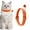 Orange, variant on PONPRNGY Puppy Collar with Bell, 1-Pack Kitten Collar Collar with Bell Nylon Soft Adjustable Buckle for Small Tiny Boy Girl Pets Females