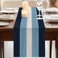 thumbnail image 3 of Table Runners 90 Inches Long Dress Scarves, Green Wood Grain Farmhouse Coffee/Dining/Kitchen Table Runner for Living Room, Rustic Retro Wooden Plank Farmhouse 13x90 Inch, 3 of 9