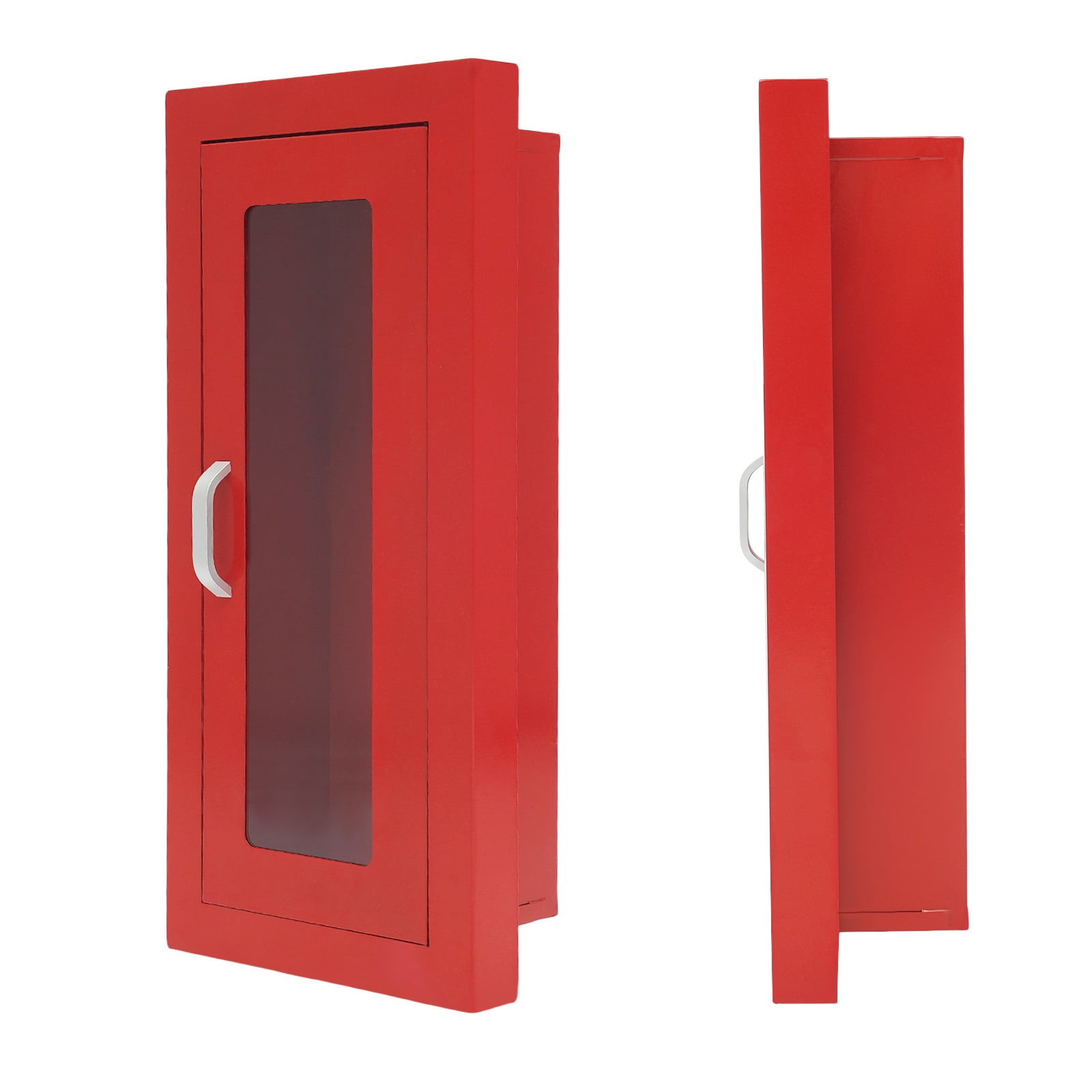 Commercial Fire Extinguisher Cabinet Semi Recessed Extinguisher Wall Cabinet for Commercial, Industrial