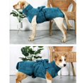 thumbnail image 3 of AOOOWER Fast Drying Dog Bath Gown Microfibre Pet Bathrobe Soft Bath Towel for Dog and Cats Shower Grooming Use, 3 of 15