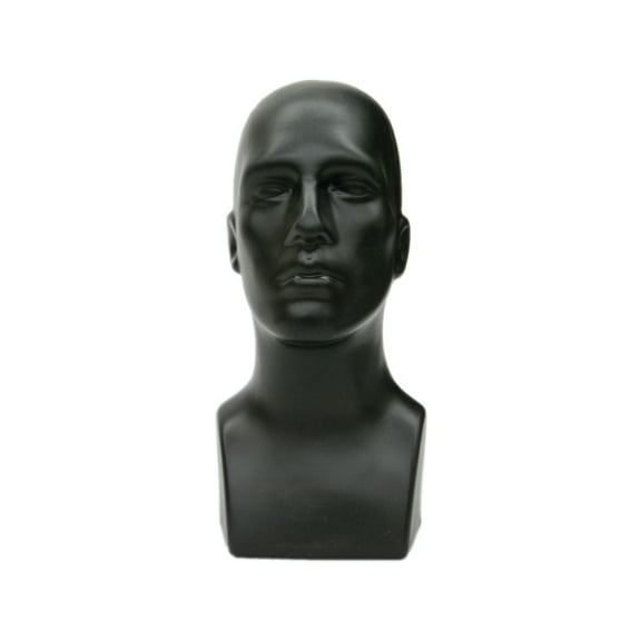 Light weight Male mannequin head abstract style #PS-M-BK