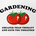 thumbnail image 2 of CafePress - Gardening Cheaper Than Therapy And Gets You Tomato - Adjustable Unisex Printed Trucker Hat with Mesh Back, 2 of 8