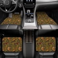 thumbnail image 6 of Xecao Autumn Leaves Owl Squirrel Print Car Foot Mat Set of 4 Pieces Neoprene All-Weather Dust-Proof Stain-resistantCar Interior Decorative mats Non-Slip Mats, 6 of 6