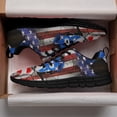 thumbnail image 3 of Bully American Flag Running Shoes Sneakers Mesh Black Size 13, 3 of 5