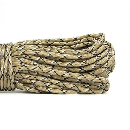 

Durable Woven 9 Strands Parachute Cord Lanyard for Outdoor Tools - 100 FT Mil Spec Type III 550 Hanging Paracord - 31m Length