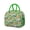 Green-19, variant on Boho Insulated Lunch Bag for Women - Thermal Lunch Box with Reinforced Handles, Leakproof & Stylish, Vibrant Palm Leaf & Exotic Floral Print