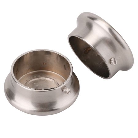 

John Sterling CD-0017-BN Closet-Pro HD End Caps Brushed Nickel Pair