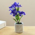 thumbnail image 3 of Artificial Rose Flower Ornamental Easy Care Creative Hydrangea Artificial Potted Plant, 3 of 4