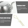 thumbnail image 5 of Tea Infuser Strainer Loose Mesh Steeper Leaf Metal Filter Basket  Coffee Ball Balls Cup Steel Stainless Silver, 5 of 6