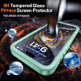 thumbnail image 3 of Funda de Privacidad Magnética para iPhone 16 Plus[Compatible con MagSafe] Pantalla de Privacidad Anti Peep Vidrio Templado Borde Suave de Cuerpo Completo a Prueba de Golpes Anti Espía, 3 of 6