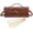 Brown, variant on Crocodile Embossed Clutch Purses for Women with 2 Style Strap, Woven suede Evening Clutch,PU Underarm Bag