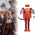 thumbnail image 1 of Kit de vestuario de dragón para niños para pequeños entusiastas del dragón Halloween Vestido Tamaño XL, 1 of 10