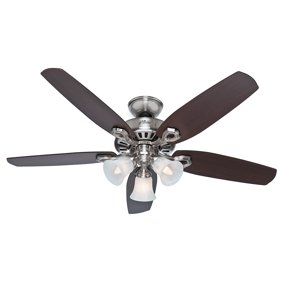 Hunter 34 Watson New Bronze Ceiling Fan With Light Kit And Pull