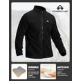 thumbnail image 6 of Pioneer Camp Fleece Jacket Men,Lightweight Full Zip Fleece Jacket Polar Windproof Winter Climbing Outwear Coat with Pocket, 6 of 6