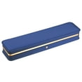 thumbnail image 3 of Uxcell Velvet Necklace Box Single Slot Long Chain Box Vintage Jewelry Holder for Wedding Engagement Style 3, Blue, 3 of 5