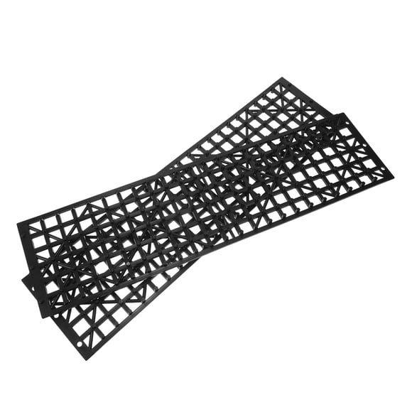 PENIKOKO 1 Pair of Car Tire Anti Skid Track Tire Non Slip Mat Black Plastic Emergency Recovery for Sand Slipping