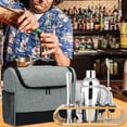thumbnail image 2 of Bolsa para kit de barman, bolsa impermeable de viaje de gran capacidad con múltiples bolsillos, bolsa de barra para fiesta en casa al aire libre, 2 of 5