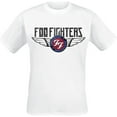 thumbnail image 2 of Foo Fighters Men's Flash Wings T-Shirt White Large, 2 of 6