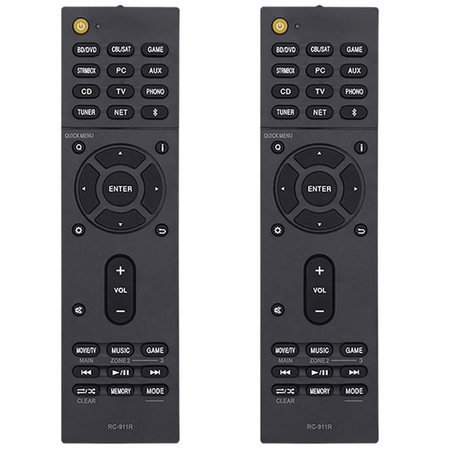 2X Control Remoto RC-911R para TX-NR575 TX-NR585 TX-RZ810 TX-NR575E Receptor AV Control Remoto de Reproductor de Audio / Video