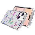 thumbnail image 4 of Nalacover Marble Pattern Phone Case for iPhone 15 Plus, Stylish Slim Lightweight Case, Hybrid Shockproof Anti-Scratches Non-Yellowing Protection Case - Butterfly, 4 of 6