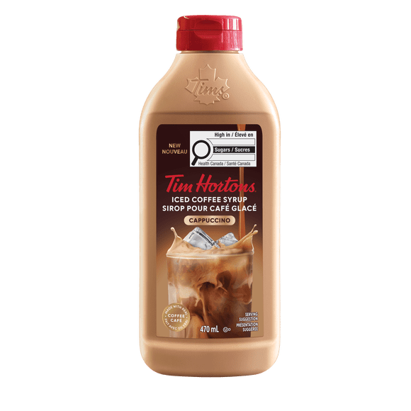 Tim Hortons Iced Coffee Syrup – Cappuccino 470ml