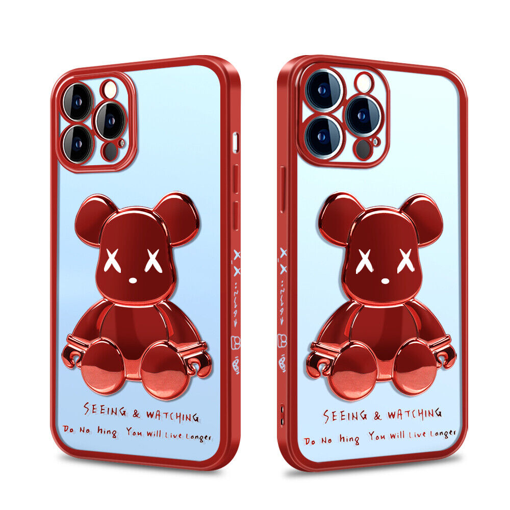 FIEWESEY Compatible iPhone 13 Pro Phone Case,Cool Bear Shockproof