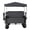 Gray + Steel, variant on 3-in-1 Folding Wagon Cart with Bench Seat & Canopy & Storage, 500lbs Heavy-Duty, 180L Capacity, All-Terrain Wagon for Camping, Beach, Sports, & Garden, Gray