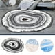 thumbnail image 4 of Xihbxyly Alfombra Redonda de Poliéster Lavable, Antideslizante, Ideal para Interiores y Exteriores, Ideal para Sala de Estar, Estudio y Balcón, Fácil de Limpiar, 100 Cm., 4 of 7