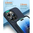 thumbnail image 5 of Entronix Silicone Soft Case Designed for iPhone 15 Pro Max Shockproof Durable Slim Fit, Navy, 5 of 6