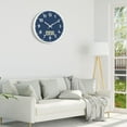 thumbnail image 4 of Digital Wall Clock with Time, Day of Week and Temperature, Silent Non-Ticking Battery Operated Round Digital Wall Clock, 4 of 8