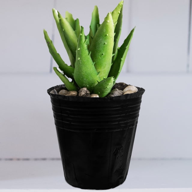 unbranded 100Ud Bolsa De Cultivo De Pe Para Jardinería Con Drenaje Y Material Resistente Y Duradero