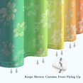 thumbnail image 6 of Pioneer Flower Floral Print Pattern Shower Curtain 72"x84", Bathroom Decorative Shower Curtain Set with 12 Hooks, Waterproof Washable, 6 of 6