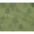 thumbnail image 4 of oneOone Cotton Flex Fabric Tree & Giraffe Block Printed Fabric 1 Yard 40 Inch Wide, 4 of 4