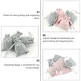 thumbnail image 4 of CTIRCHIU 6 Pcs Drawstring Bags Small Cloth Grey for Organization Women, 4 of 8