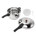 thumbnail image 1 of EIGTHTAIL Autocuiseur en Acier Inoxydable Poignée de Sécurité Pot de Cuisson sous Pression avec Valve de Sécurité Induction en Acier Inoxydable Adapté à Tous Types de Plaques de Cuisson (3L), 1 of 9