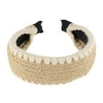 thumbnail image 5 of Unique Bargains 1 Pc Headband Yarn-edge Hair Accessories for Women Cream Color, 5 of 5