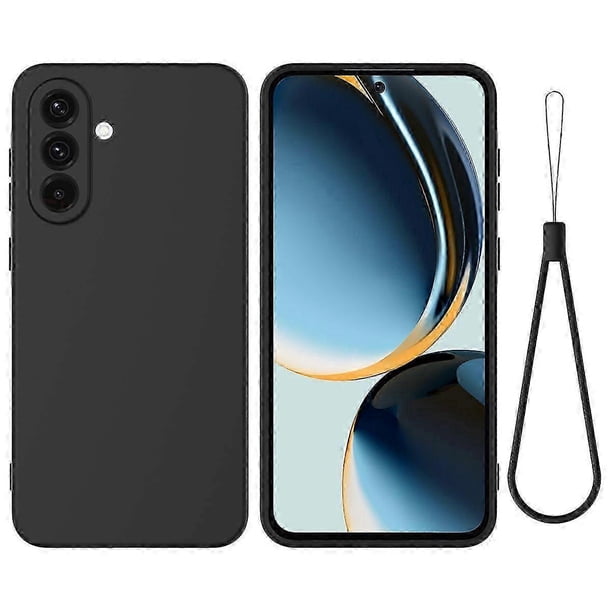 For Samsung Galaxy A17 Liquid Silicone Case Phone Back Cover With Hand Strap