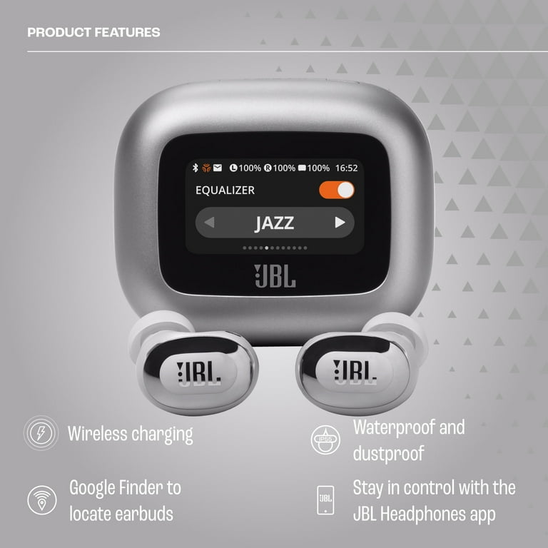 JBL Live Buds 3 - True wireless Noise Cancelling bud-type earbuds - Silver JBL Live Buds 3 - True wireless Noise Cancelling bud-type earbuds - Silver