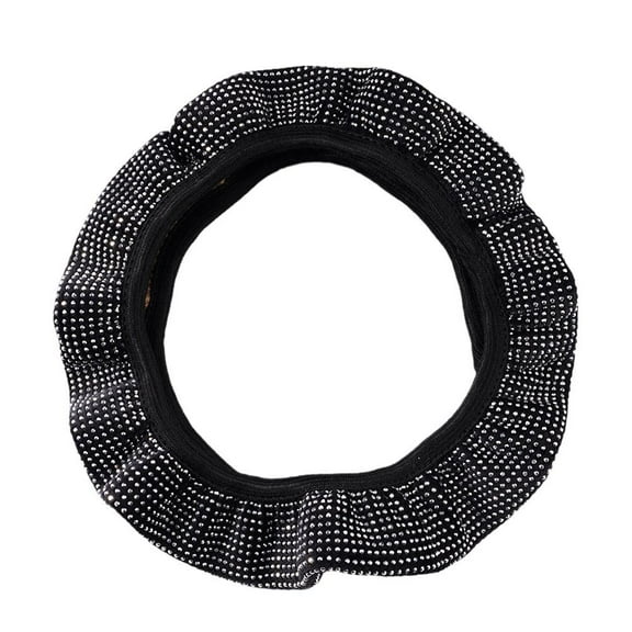 Shering Bling Rhinestones Steering Wheel Cover with Sparkling A0A5 Crystal