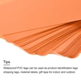 thumbnail image 4 of Uxcell Waterproof Eyelet Hole Plastic Shipping Tags,Outdoor Tags,40x60mm Orange 50pack, 4 of 5
